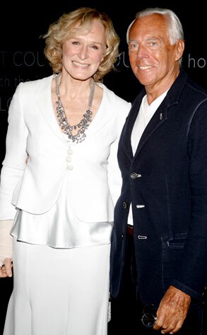 Glenn Close, Giorgio Armani 