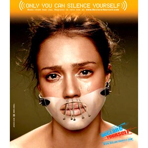 Jessica Alba Declare Yourself ad