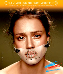 Jessica Alba Declare Yourself ad
