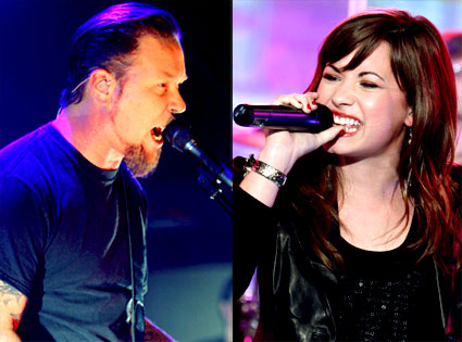 James Hetfield, Demi Lovato