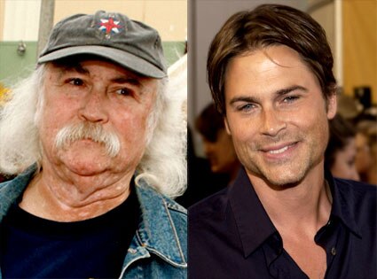 Rob Lowe, David Crosby
