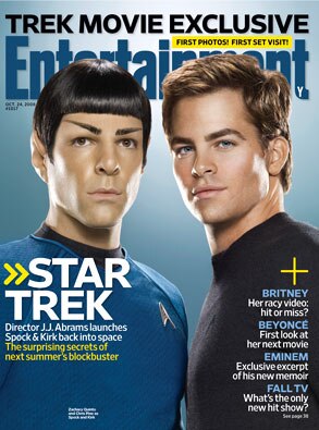 Zachary Quinto, Chris Pine, Entertainment Weekly