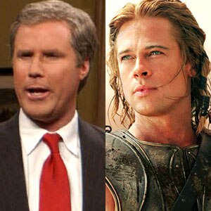 Will Ferrell (SNL), Brad Pitt (Troy)