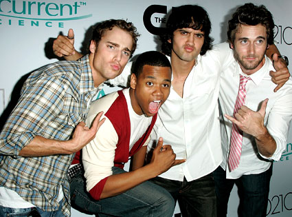 Dustin Milligan, Tristan Wilds, Michael Steger, Ryan Eggold