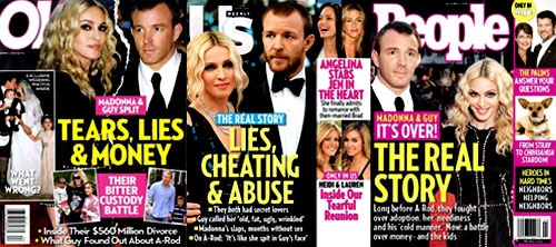 Guy Ritchie, Madonna, OK! Magazine, People Magazine