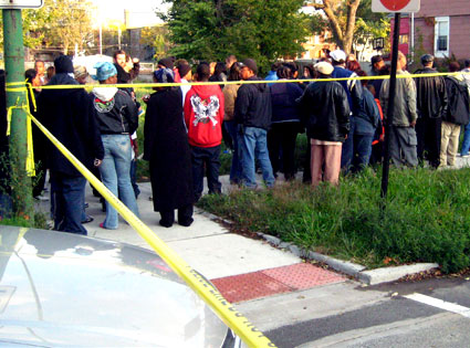 Onlookers, Hudson Murder Investigation Onlookers, Hudson Murder Investigation