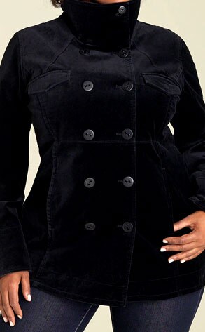 Calvin Klein Jeans Double Breasted Velveteen Jacket