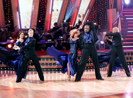 DWTS, Brooke Burke, Warren Sapp, Maurice Greene