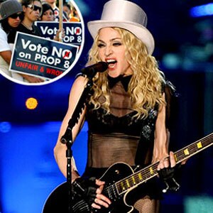 Madonna, Proposition 8 Protestors