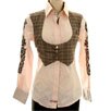 English Rose Woven Shirt with Vest