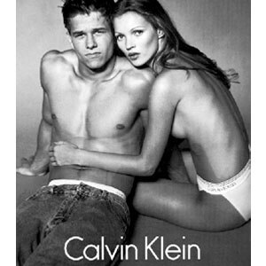 Kate Moss, Mark Wahlberg, Calvin Klein Ad