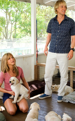 marley and me puppy. Aniston, Marley and Me