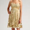Badgley Mischka Platinum Label Strapless Cocktail Dress