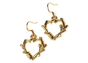 Rachel Leigh Barbed Heart Earrings