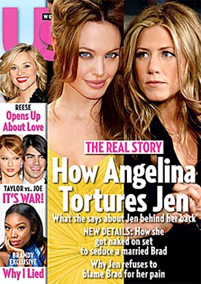 Angelina Jolie, Jennifer Aniston, US Weekly Cover