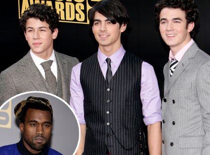 Jonas Brothers , Kanye West, Red Carpet AMA 2008