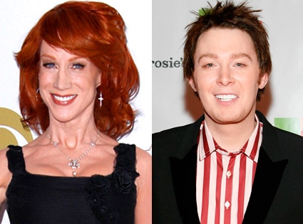 Kathy Griffin, Clay Aiken Kathy Griffin, Clay Aiken