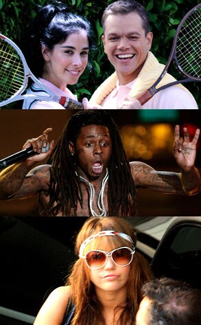 Matt Damon, Sarah Silverman, Lil' Wayne, Miley Cyrus