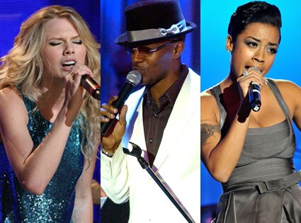 Taylor Swift, Jamie Foxx, Keyshia Cole