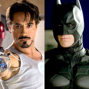 Robert Downey Jr, Iron Man, Christian Bale, The Dark Knight 