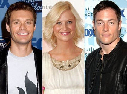 Ryan Seacrest, Amy Poehler, Tahmoh Penikett