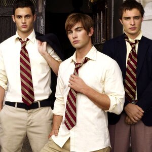 Chace Crawford, Ed Westwick, Penn Badgley, Gossip Girl