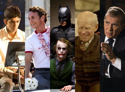 Slumdog Millionaire, Milk, The Dark Knight, The Curious Case of Benjanmin Button, Frost/Nixon