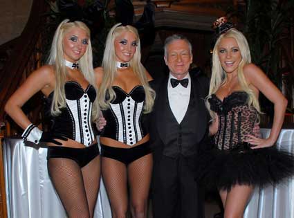 Hugh Hefner Karissa Shannon Kristina Shannon Crystal Harris