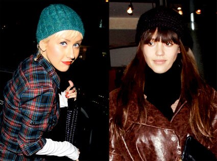 Jessica Alba, Christina Aguilera