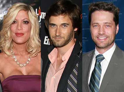 Tori Spelling, Ryan Eggold, Jason Priestley