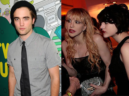 Robert Pattinson Courtney Love Francis Bean Cobain