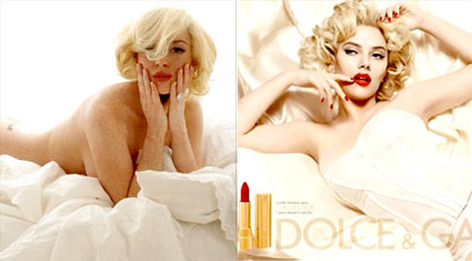 Lindsay Lohan, New York Magazine, Scarlett Johansson, Dolce and Gabbana Ad