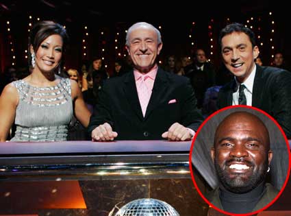 Lawrence Taylor, Carrie Ann Inaba, Len Goodman, Bruno Tonioli