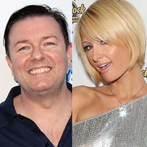 Ricky Gervais, Paris Hilton