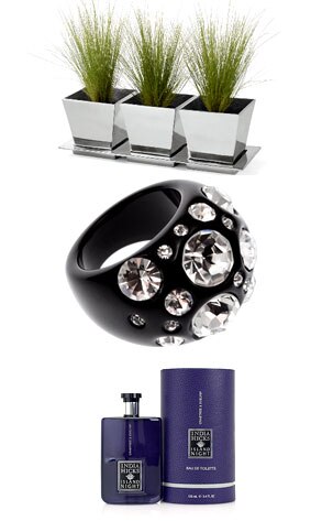 Chiasso Mesa Planter, Constellation Bling Ring, India Hicks Island Night Eau de Toilette