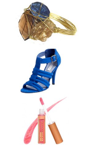 Nugaard Designs Cluster Gem Bracelet, Pour La Victoire Women's Erica Sandal, Colorescience Lip Serum