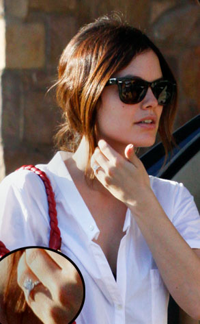 Rachel Bilson Shinn/ Fame Pictures. Well, it sure looks like she's engaged.