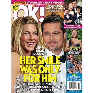 Jennifer Aniston, Brad Pitt, Ok!