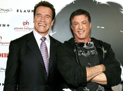 Arnold Schwarzenegger, Sylvester Stallone Eric Charbonneau/Getty Images