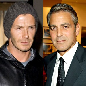 David Beckham, George Clooney