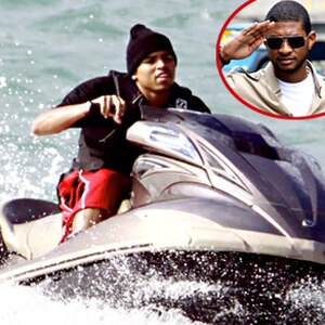 Chris Brown, Usher