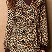 Newport News Animal Print Trench Coat