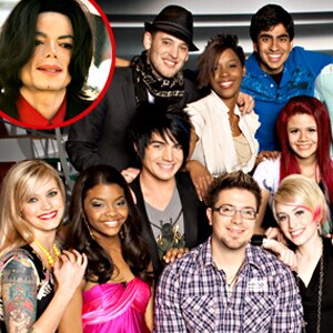 American Idol Finalists, Michael Jackson