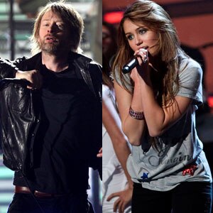 Thom Yorke, Miley Cyrus