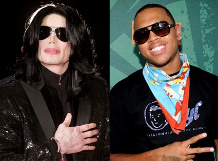 Michael Jackson, Chris Brown