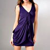 Alice And Olivia Purple Drape Dress