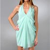Alice And Olivia Aqua Drape Dress