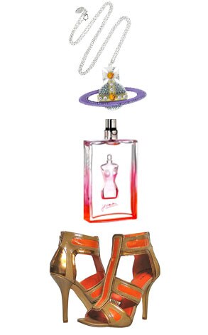 Jean Paul Gautier Perfume, Vivienne Westwood Diamant&eacute; Orb Necklace, All New Promise Jimmy Orange Women Pump