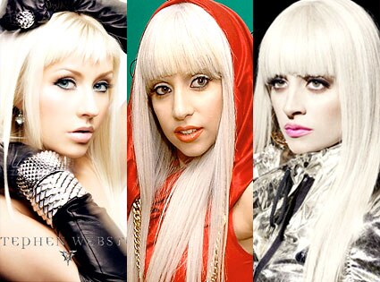 lady gaga images before and after. and lady Bowie efore lady