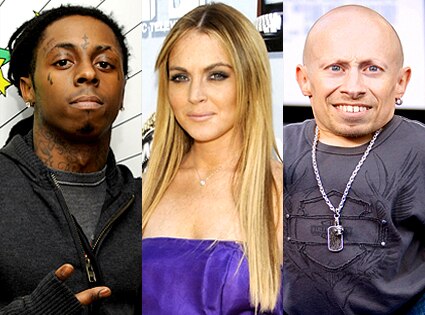 Lil' Wayne, Lindsay Lohan, Verne Troyer